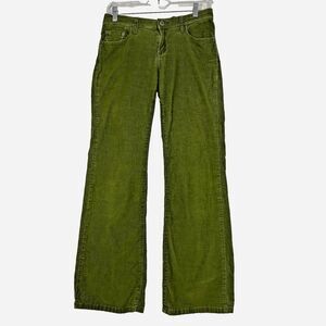 Ricki's Corduroy Bootcut Pants Women's 4 Olive Green Retro Y2K Earthy Casual